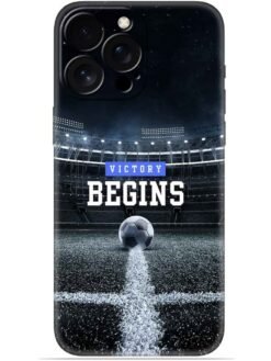 Football vectory begins Soft Mobile Cover for Apple Iphone 15 Pro Max