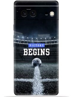Football vectory begins Soft Mobile Cover for Google Pixel 6