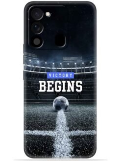 Football vectory begins Soft Mobile Cover for Tecno Spark 9