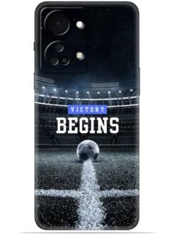 Football vectory begins Soft Mobile Cover for Oneplus Nord 2T (5G)