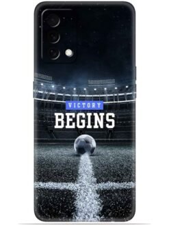 Football vectory begins Soft Mobile Cover for Oppo F19/F19s
