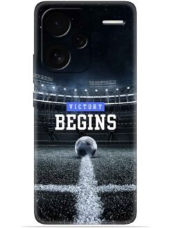 Football vectory begins Soft Mobile Cover for Xiaomi Redmi Note 13 Pro Plus (5G)