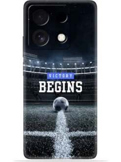 Football vectory begins Soft Mobile Cover for Xiaomi Redmi Note 13 (5G)