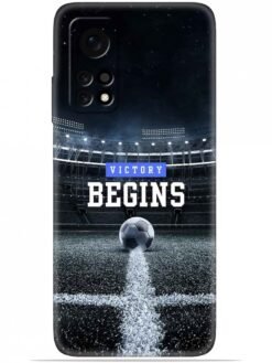 Football vectory begins Soft Mobile Cover for Xiaomi Mi 10T (5G)