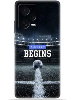 Football vectory begins Soft Mobile Cover for Xiaomi Redmi Note 12 (5G)