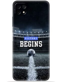 Football vectory begins Soft Mobile Cover for Samsung Galaxy A22 (5G)