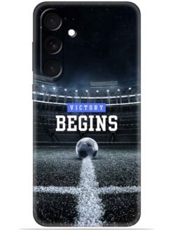 Football vectory begins Soft Mobile Cover for Samsung Galaxy M35 (5G)