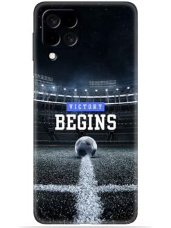 Football vectory begins Soft Mobile Cover for Samsung Galaxy M53 (5G)