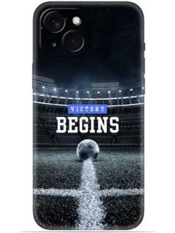Football vectory begins Soft Mobile Cover for Apple Iphone 14 Plus