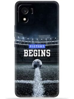 Football vectory begins Soft Silicone Mobile Case for Vivo Y01