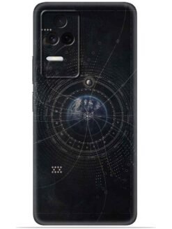 Galaxy design Soft Silicone Mobile Case for Poco F4 (5G)