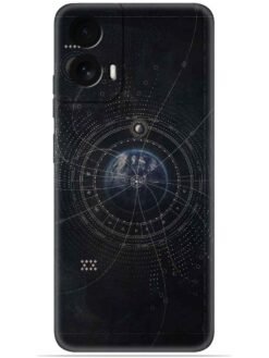 Galaxy design Soft Silicone Mobile Case for Motorola Moto G45 (5G)