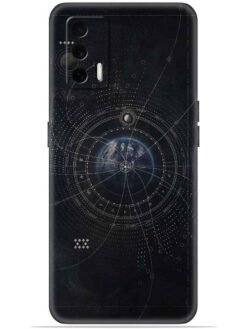 Galaxy design Soft Silicone Mobile Case for Realme X7 Max (5G)