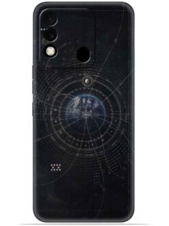 Galaxy design Soft Silicone Mobile Case for Tecno Spark 8