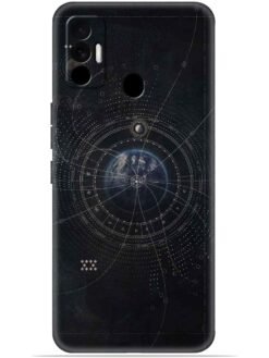 Galaxy design Soft Silicone Mobile Case for Tecno Spark 7