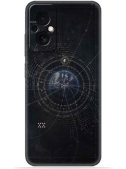 Galaxy design Soft Silicone Mobile Case for Poco M4 (5G)