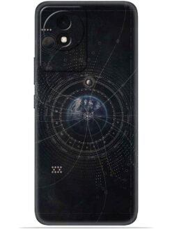 Galaxy design Soft Silicone Mobile Case for Vivo Y02/Y02T