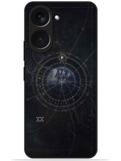 Galaxy design Glossy Metal TPU Phone Cover for Vivo Y18/Y18E/Y18i/Y18T