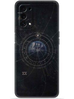 Galaxy design Soft Mobile Cover for Oppo A74 (5G)