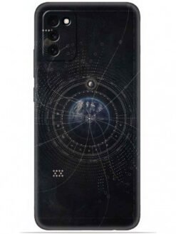 Galaxy design Soft Mobile Cover for Samsung Galaxy F02S