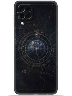 Galaxy design Soft Mobile Cover for Samsung Galaxy M32 (4G)