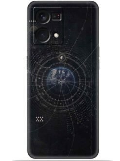 Galaxy design Soft Silicone Mobile Case for Oppo F21 Pro (4G)