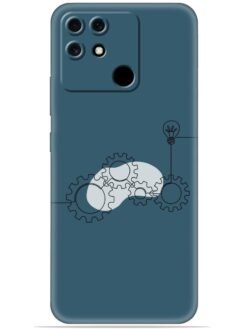 Gears design Soft Silicone Mobile Case for Realme Narzo 50A