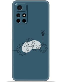 Gears design Soft Silicone Mobile Case for Poco M4 Pro (5G)
