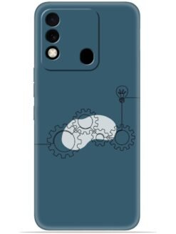 Gears design Soft Silicone Mobile Case for Tecno Spark 8