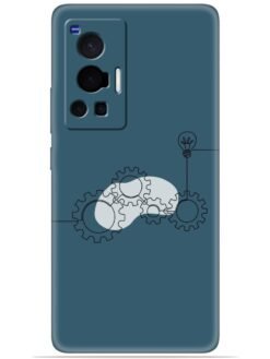 Gears design Soft Silicone Mobile Case for Vivo X70 Pro (5G)