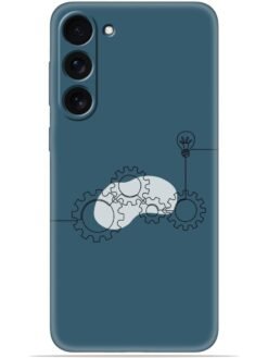 Gears design Soft Silicone Mobile Case for Samsung Galaxy S23 Plus (5G)