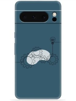 Gears design Soft Mobile Cover for Google Pixel 8 Pro