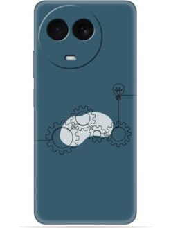 Gears design Soft Mobile Cover for Realme Narzo 60X (5G)