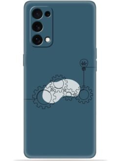 Gears design Soft Mobile Cover for Oppo Reno 5 Pro (5G)