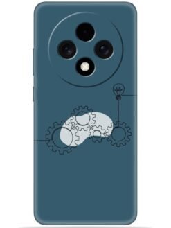 Gears design Soft Mobile Cover for Oppo F27 (5G)