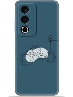 Gears design Soft Mobile Cover for Oppo A3 Pro (5G)