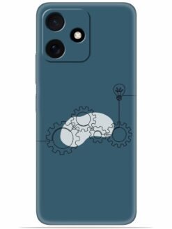 Gears design Soft Mobile Cover for Poco M6 Pro (5G)