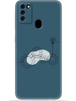 Gears design Soft Mobile Cover for Samsung Galaxy M21 (2021)