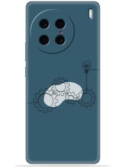 Gears design Soft Mobile Cover for Vivo X90 Pro