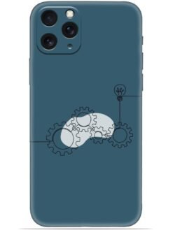 Gears design Soft Mobile Cover for Apple Iphone 11 Pro