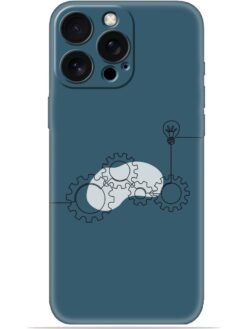Gears design Soft Mobile Cover for Apple Iphone 16 Pro Max