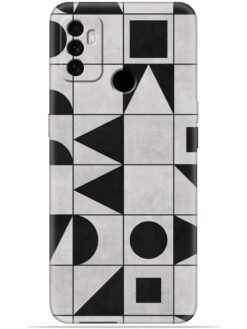 Geometric art Soft Mobile Cover for Oppo A53