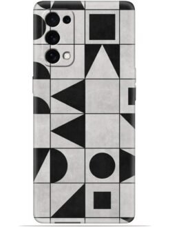 Geometric art Soft Mobile Cover for Oppo Reno 5 Pro (5G)