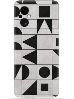 Geometric art Soft Mobile Cover for Poco M4 (5G)