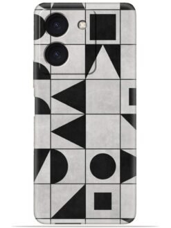 Geometric art Soft Silicone Mobile Case for Vivo Y36