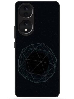 Geometric pattern Glossy Metal TPU Phone Cover for Vivo Y100 (5G)/Y100A (5G)