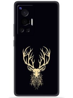 Gold deer logo Soft Silicone Mobile Case for Vivo X70 Pro (5G)