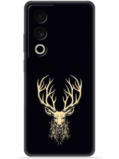 Gold deer logo Soft Mobile Cover for Oppo K12X (5G)