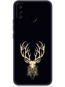 Gold deer logo Soft Mobile Cover for Tecno Spark Go (2020)