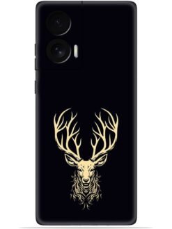 Gold deer logo Soft Mobile Cover for Motorola Moto Edge 50 Fusion (5G)